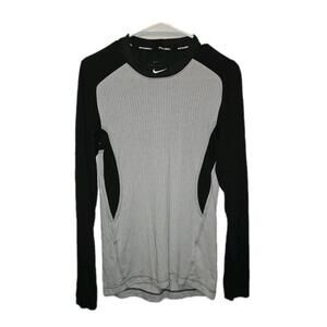 NIKE BASEBALL DRI-FIT AUTHENTIC MLB COLLECTION LS T SHIRT MENS AA9793 SIZE SMALL